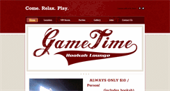 Desktop Screenshot of gametimehookah.com
